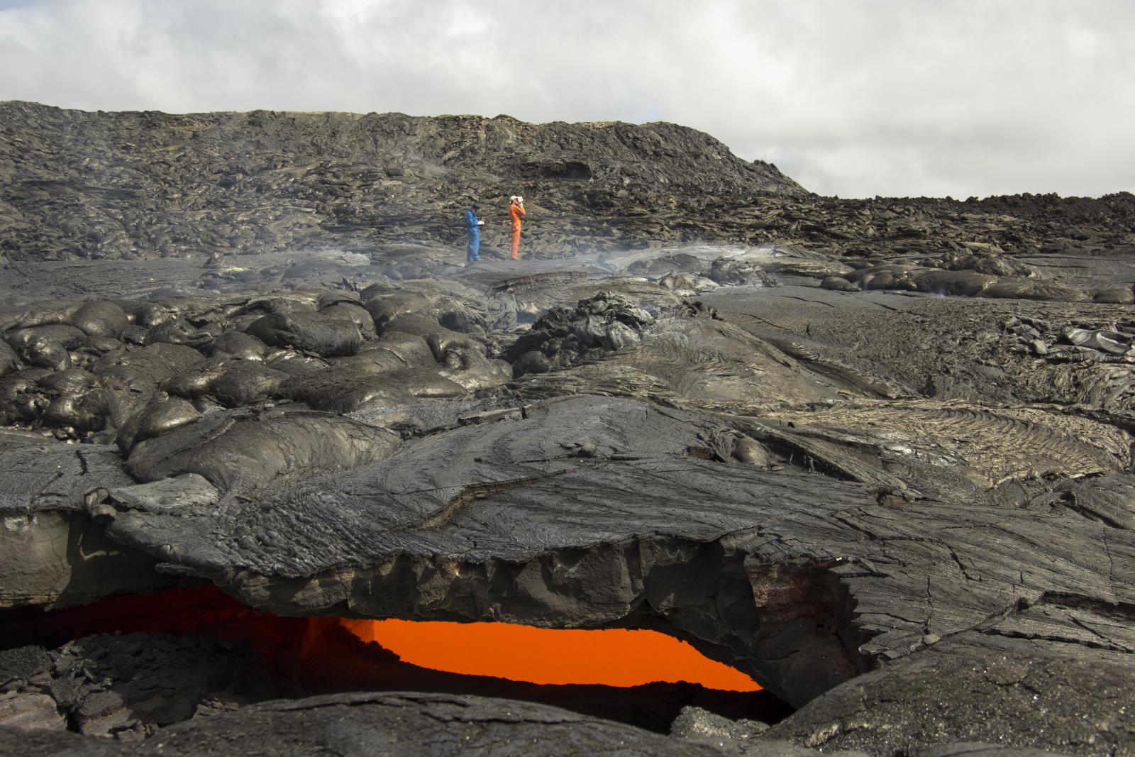 Illustrative geophysical field survey in Hawaii